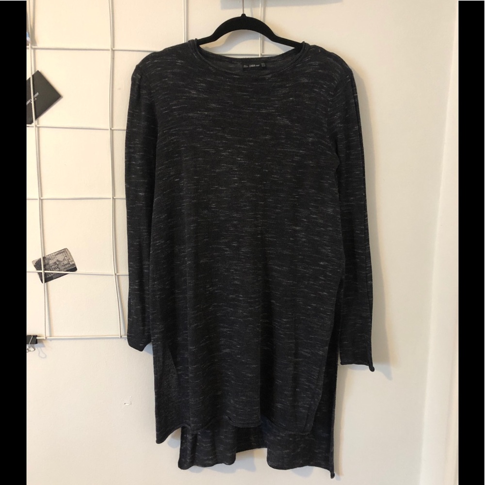 Black and White long Sleeve Top